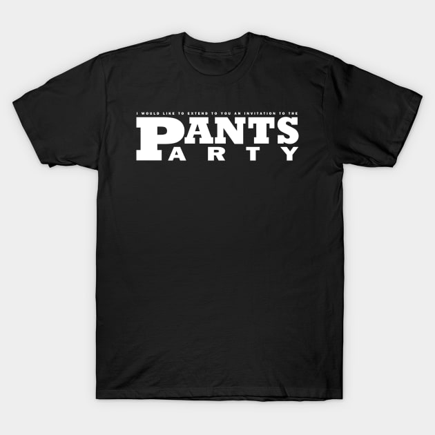 Brick Tamland Pants Party T-Shirt by Meta Cortex